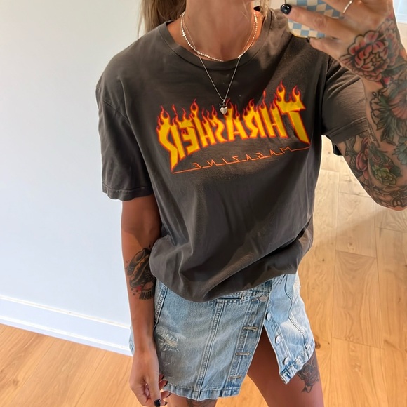 Thrasher Tops - Worn in TRASHER tee